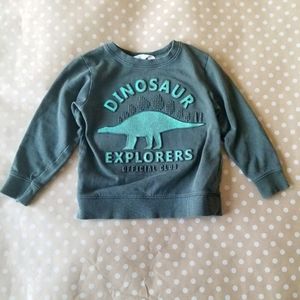 [H&M] Dinosaur Explorer Crewneck Sweatshirt